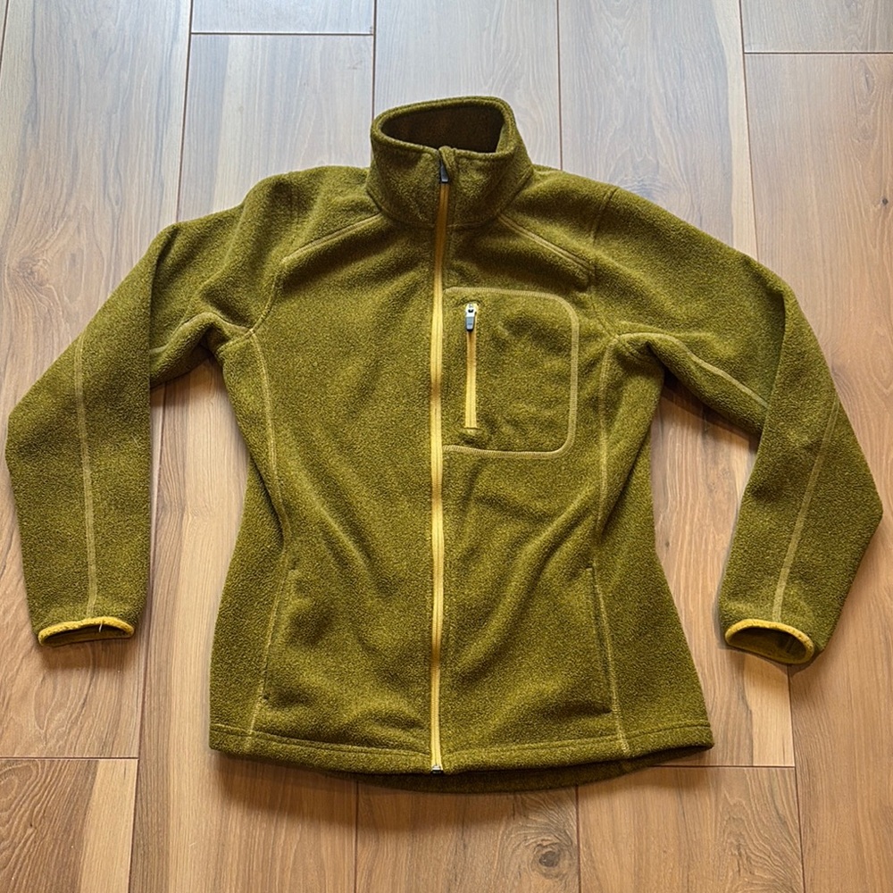 Olive/Moss Green Soft Warm Polartec Jacket
